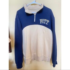 University of Pitt Quarter Zip Size: L